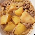 maikun☆'s cooksnap of when they made 主役はじゃがいも☆こってりすき焼き煮.