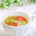 Satoco❋'s cooksnap of when they made 夏の定番！トマトとレタスのスープ.