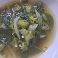 NEKOほっぺ's cooksnap of when they made 絶品★モロヘイヤとオクラのトロトロスープ.