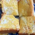 mochicook's cooksnap of when they made 休日朝ごぱん☺クロックムッシュ風♥.