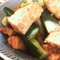 クック☆やーっ！'s cooksnap of when they made 簡単☆きゅうりと厚揚げの中華和え.