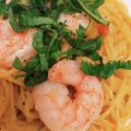 ともこっぴ's cooksnap of when they made 海老と青じその和風パスタ.