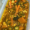 クック47PFAV☆'s cooksnap of when they made かぼちゃとオクラのそぼろあんかけ.