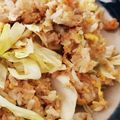 凪おじょー's cooksnap of when they made 簡単！！ツナとキャベツのチャーハン.