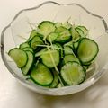 クックJHLDCB☆'s cooksnap of when they made きゅうりと生姜の塩もみ.