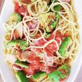クックJMX118☆'s cooksnap of when they made アボガド＆トマト＆ベーコンのコク旨パスタ.