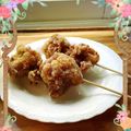 ☆なあなクック☆'s cooksnap of when they made 子供が大好き♬♬唐揚げ棒♡﻿.