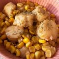 りりぽろ's cooksnap of when they made 蒸しホタテでバター醤油煮!(^^)!.