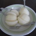 きらり流れ星's cooksnap of when they made 皮をひとむき♪梨orリンゴの綺麗なむき方.