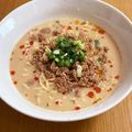 バンビーノ☆'s cooksnap of when they made クリーミー冷やし豆乳担々麺.