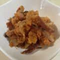 papikun's cooksnap of when they made イカのキムチ炒め.