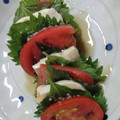 花音's cooksnap of when they made 和風カプレーゼ（豆腐と青じそで）.