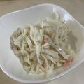 papikun's cooksnap of when they made 大根とカニかまのわさびサラダ.