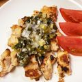 Ｎよんよん's cooksnap of when they made 鶏むね肉のニラネギ塩麹レモンダレ.
