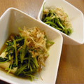 BiwacoJune's cooksnap of when they made 三つ葉の柚子胡椒和え.