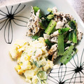 knkmym's cooksnap of when they made 小松菜とささ身のさっぱりナムル♡.