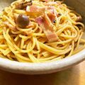 まねけんだ's cooksnap of when they made レンジで作る和風パスタ.