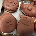 ガノッチ's cooksnap of when they made ダイソーシリコン型で♪バレンタイン♡.