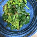 手抜きクック's cooksnap of when they made 夏の旬野菜！モロヘイヤのお浸し.