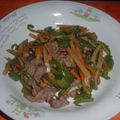 Jock's cooksnap of when they made 牛肉ピーマン筍炒め♪青椒肉絲よりあっさり.