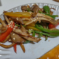 fu♪♪'s cooksnap of when they made 舞茸とピーマンのオイスター炒め.