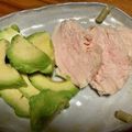 さすらい's cooksnap of when they made ☆鶏ハムとアボカドをわさび醤油で♪.