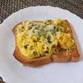スタイリッシュママ's cooksnap of when they made ★お手軽エッグチーズトースト★.