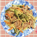 メリッサ＊'s cooksnap of when they made 豚コマで簡単♡本格、青椒肉絲!!.