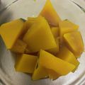ぷふたろう's cooksnap of when they made 【お弁当】レンジで3分！かぼちゃの煮物.