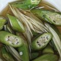 ひぃちゃんひー's cooksnap of when they made 簡単激ウマ♡オクラと茗荷のさっぱり浅漬け.