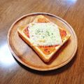 もふもふクロさん's cooksnap of when they made ピザ風？トースト☆.