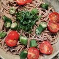 プルンバゴ's cooksnap of when they made トマトとオクラで簡単そうめんアレンジ.