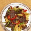 トロロン２号's cooksnap of when they made じゃが芋と牛肉とアスパラのうま煮.