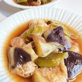 y_u♡'s cooksnap of when they made ✿油揚げ・ナス・ピーマンの煮びたし✿.