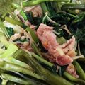 ぷくりす's cooksnap of when they made ご飯すすむ♪空心菜と豚バラ炒め.