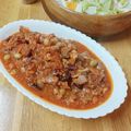 かわゆう1211's cooksnap of when they made ポークビーンズ風★鯖缶と大豆のトマト煮.
