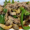 半熟王子's cooksnap of when they made しめじピーマン豚肩ロースの中華炒め.