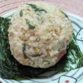 ゆけり３兄弟's cooksnap of when they made 明太子と大葉のマヨ醤油おにぎり.