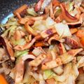 tkys's cooksnap of when they made コストコの焼きイカ！キャベツのバター焼き.