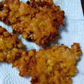 yamaniee's cooksnap of when they made 生とうもろこしのチーズ入りかき揚げ.