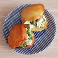 アクセル☆'s cooksnap of when they made サラダチキンとブロッコリーのサンドイッチ.