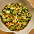 BiwacoJune's cooksnap of when they made おくらとなめこの涼風和え.