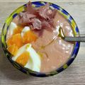 ぐでのん's cooksnap of when they made サルモレホ（スペインの冷製トマトスープ）.