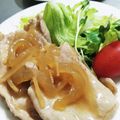 こみく's cooksnap of when they made 驚く柔らかさ✨豚の生姜焼き.