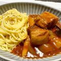 Low_Porte's cooksnap of when they made 豚バラブロックのトマトシチュー.