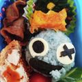 みねっちゃん's cooksnap of when they made レインボーフレンズ　ブルー　キャラ弁.