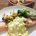 フジぽん's cooksnap of when they made サラダエレガンスでサーモンのムニエル.