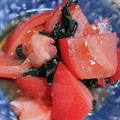 y358t's cooksnap of when they made 我が家のサラダ　トマトとわかめのサラダ.