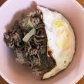 くっきもん's cooksnap of when they made 簡単！牛ひき肉とたまねぎで牛丼風炒め.