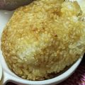 ゆけり３兄弟's cooksnap of when they made オーブントースターで簡単！焼きおにぎり.
